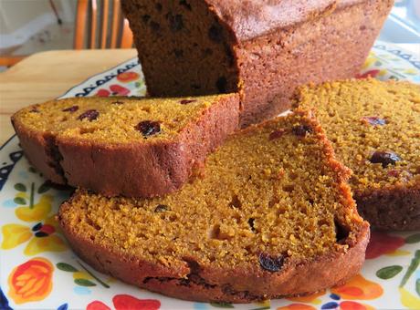 Pumpkin, Orange & Cranberry Bread