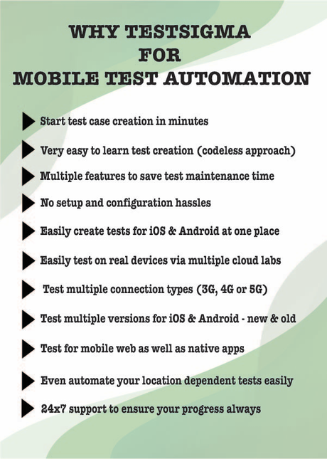 What are the advantages of automating your mobile testing on the cloud?