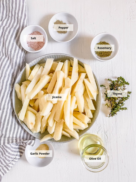 Air Fryer Jicama Fries Recipe