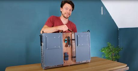 This DIY, Portable All-In-One Has Triple Fold-Out Displays