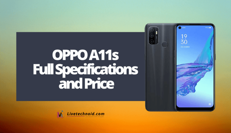 OPPO A11s Full Specifications and Price