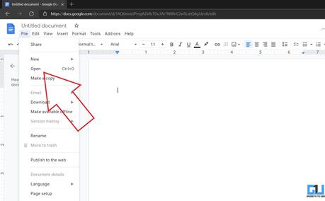 Convert PDF to Google Docs Using Google Docs