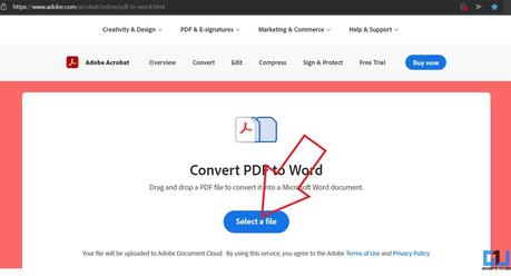 Convert PDF to Google Docs with Adobe