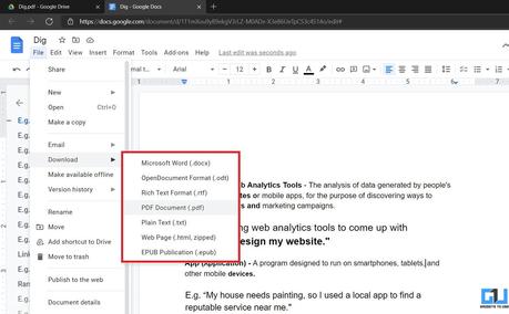 Convert PDF to Google Docs Using Google Docs