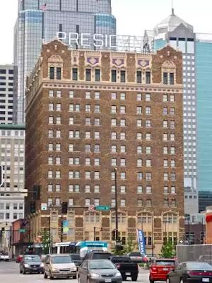 The President Hotel in Kansas City, Missourri.