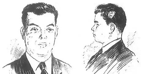 A police sketch of Roland T. Owen released after his death.