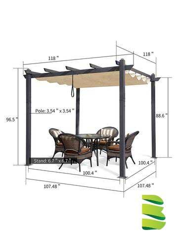 Build a DIY Retractable Pergola Canopy (Complete Guide)