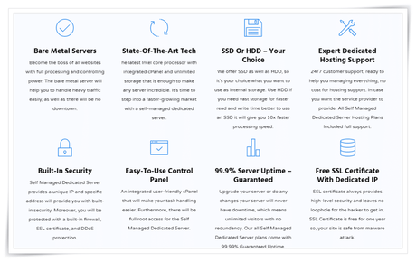 Best Dedicated Server Hosting in India with Free SSL- 2021 Features of Dedicated Servers