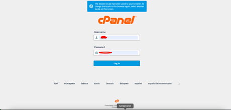 cPanel Login