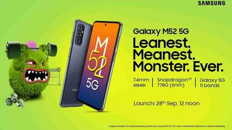 Galaxy M52 5G launch
