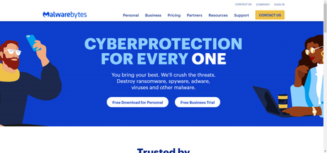 Malwarebytes- best antirvirus for chromebook