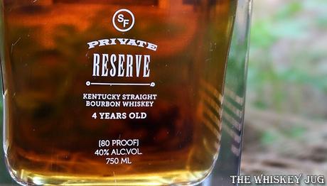 J.R. Ewing Private Reserve Bourbon Label