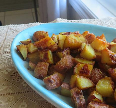 Honey Mustard Roasted Potatoes