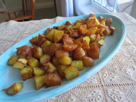 Honey Mustard Roasted Potatoes