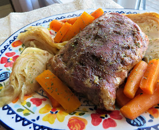 Pot Roasted Pork with Cabbage & Carrots