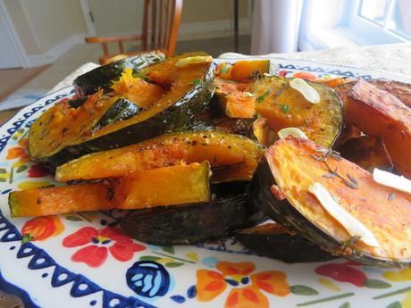 Roasted Winter Squash with Garlic & Thyme