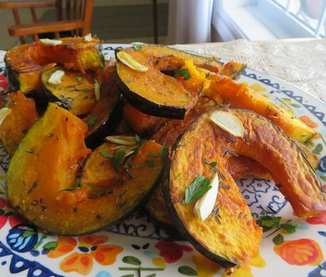 Roasted Winter Squash with Garlic & Thyme