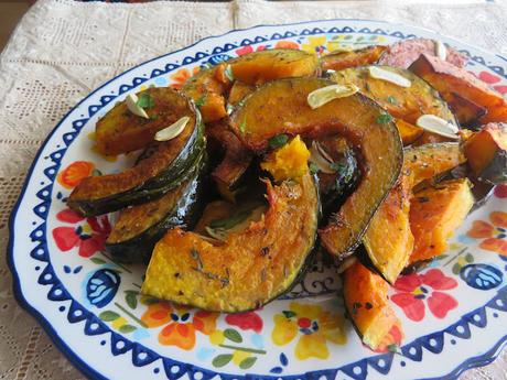 Roasted Winter Squash with Garlic & Thyme