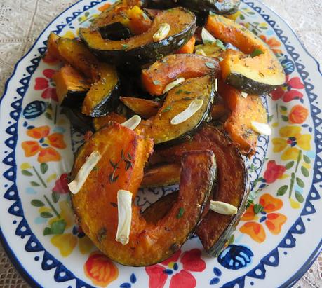 Roasted Winter Squash with Garlic & Thyme