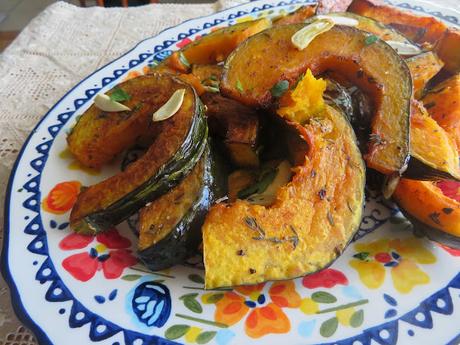 Roasted Winter Squash with Garlic & Thyme