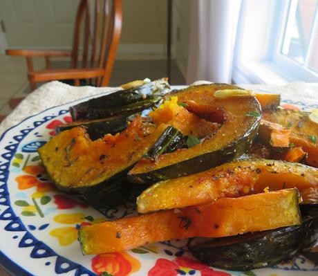 Roasted Winter Squash with Garlic & Thyme