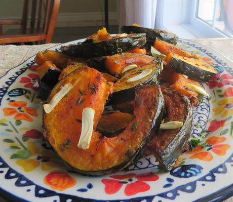 Roasted Winter Squash with Garlic & Thyme