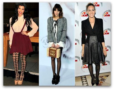 Go For Tights With Designs This Fall