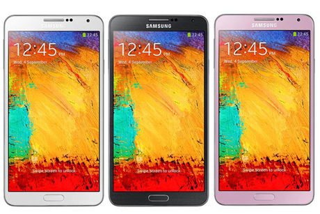 Galaxy Note 3 colors