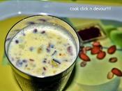 Badam kheer(Sweetened Milk with Whole Almonds)