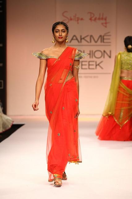 Designer Shilpa Reddy LFW WF 2013 (34)