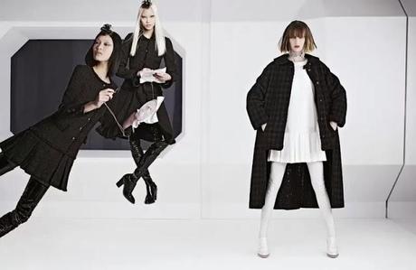 KARL LAGERFELD SHOOTS CHANEL FALL 2013 CAMPAIGN STARRING SOO JOO, CHIHARU OKUNUGI AND ASHLEIGH GOOD