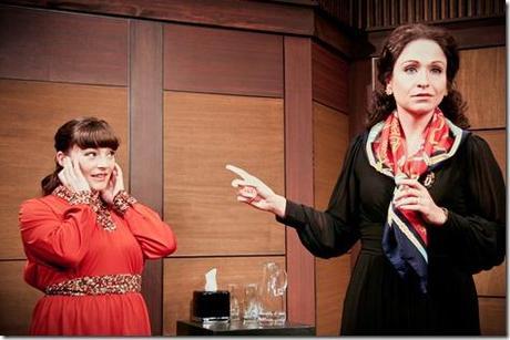 Rachel Klippel and Kelli Harrington star as Sophie and Maria Callas in Theo Ubique Cabaret Theatre's Review: Master Class (Theo Ubique Cabaret Theatre)