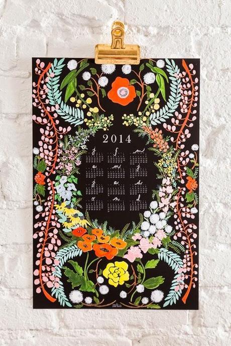 2014 Language of Flowers calendar & DIY