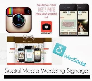 2014 Wedding Trends: Social Media Signage