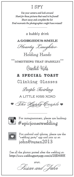 2014 Wedding Trends: Social Media Signage