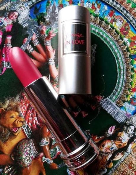 Lancome Rouge in Love Lipstick Midnight Crush - Review, Swatch