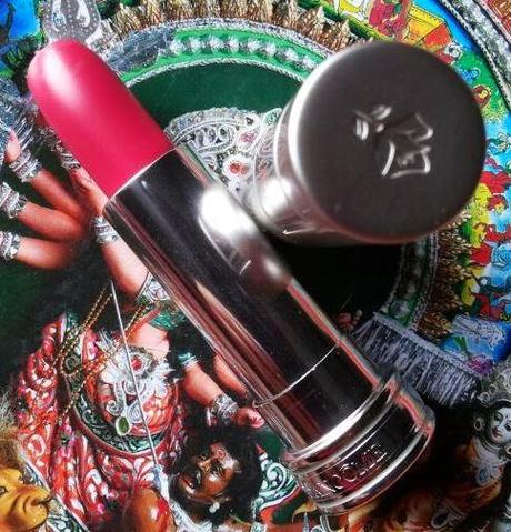 Lancome Rouge in Love Lipstick Midnight Crush - Review, Swatch