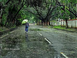 Impact of Phailin cyclone in Ranchi city of India.