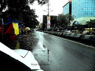 Impact of Phailin cyclone in Ranchi city of India.