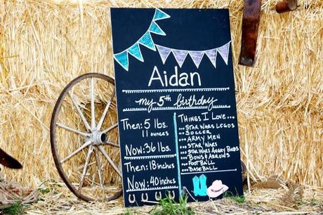 A Vintage  Cowboy and Cowgirl Western Themed party for five year old Twins by Jackie from Jack and Kate