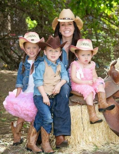 A Vintage  Cowboy and Cowgirl Western Themed party for five year old Twins by Jackie from Jack and Kate