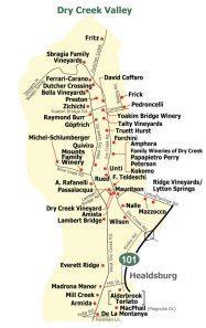 Dry Creek Valley map