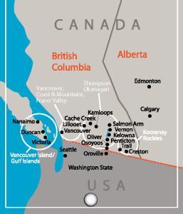 BC Wine Map