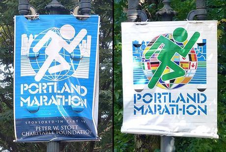 Portland Marathon 2013 street banners