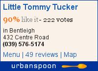 Little Tommy Tucker on Urbanspoon