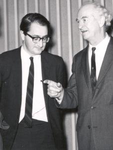 Martin Karplus and Linus Pauling, 1960s.