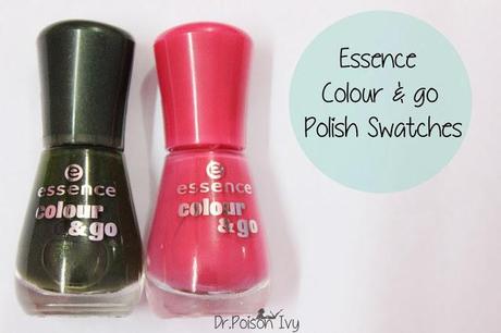 Essence Colour & Go Nail Polish Swatches