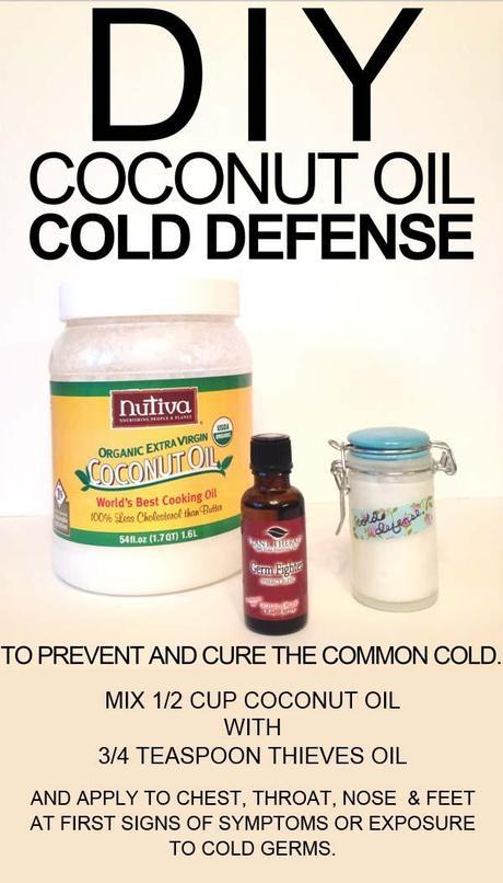 DIY Coconut Oil Cold Defense
