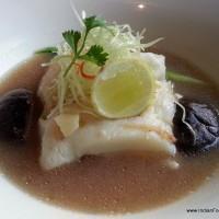 Steamed Chilean seabass