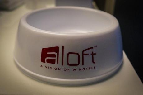 Aloft Hotel Dog Bowl